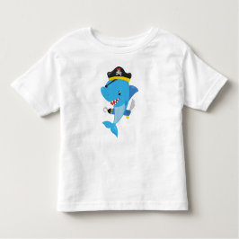Camiseta De Bebé Tiburón pirata, tiburón blanco, tiburón pequeño, t