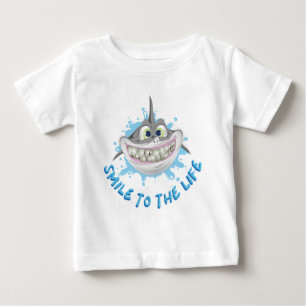 Camiseta De Bebé Tiburón sonriente al estilo personalizado - Sonríe