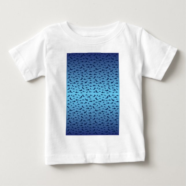Camiseta De Bebé Tiburones Mutilple Hammer Head (Anverso)