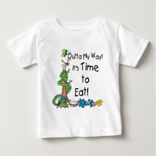 Camiseta De Bebé Tiempo de comer