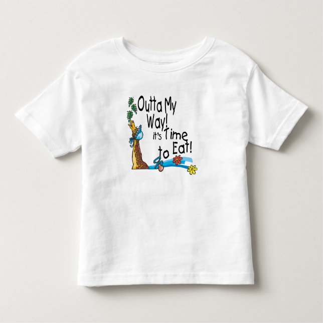 Camiseta De Bebé Tiempo de comer 2 (Anverso)