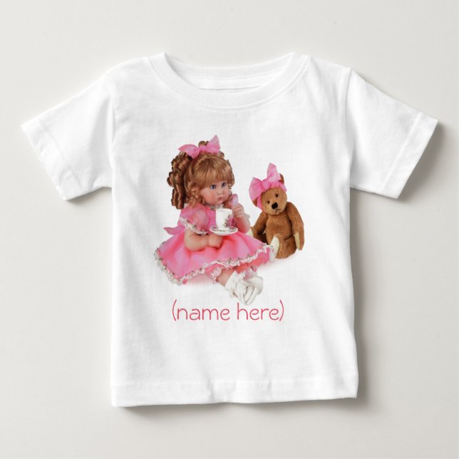 CAMISETA DE BEBÉ TIEMPO DE FIESTA DE TEA (Anverso)
