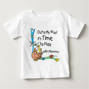 Camiseta De Bebé Tiempo de jugar con mamá