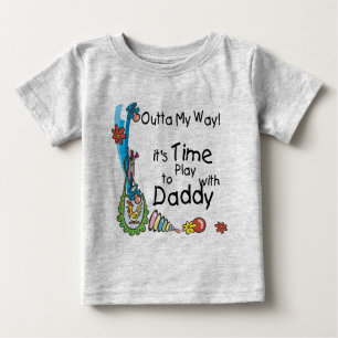 Camiseta De Bebé Tiempo de jugar con papá
