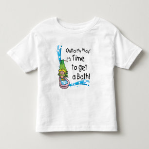 Camiseta De Bebé Tiempo de obtener baño