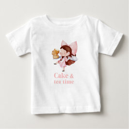Camiseta De Bebé Tiempo de tarta y té