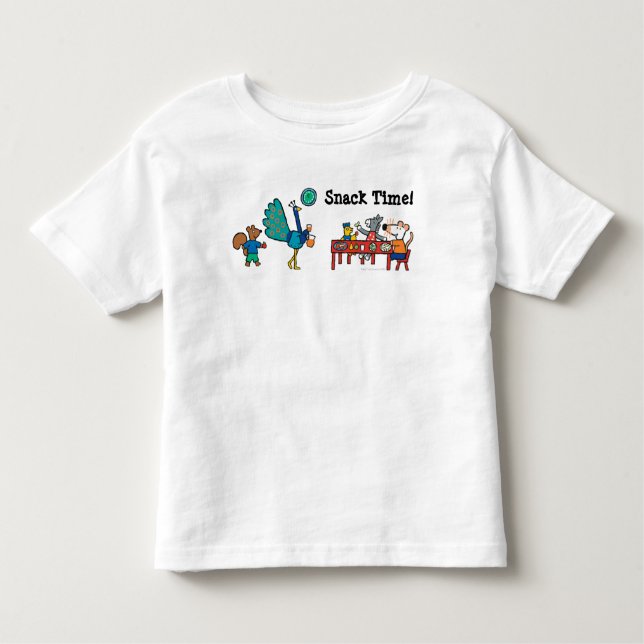 Camiseta De Bebé Tiempo preescolar de Maisy y del bocado de los (Anverso)