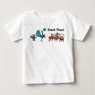 Camiseta De Bebé Tiempo preescolar de Maisy y del bocado de los