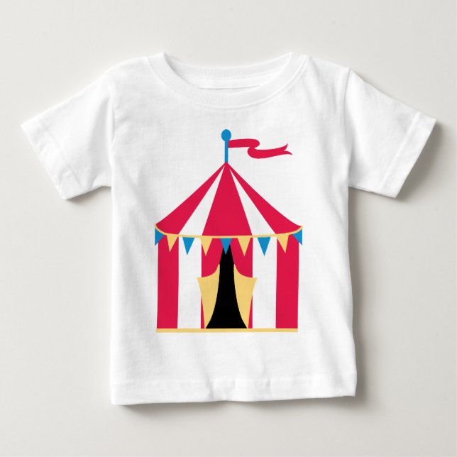 Camiseta De Bebé Tienda de circo (Anverso)