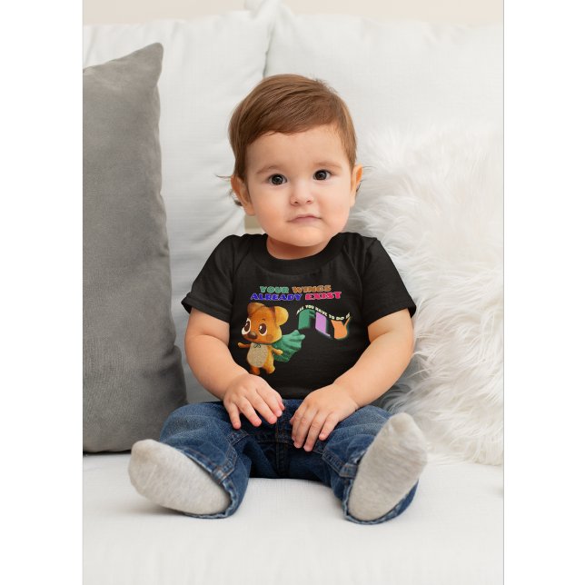 Camiseta De Bebé Tienes Alas Que Simplemente Volan Un Perro Pequeño (Subido por el creador)