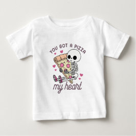 Camiseta De Bebé Tienes Una Pizza Mi Corazón Divertido Pun De Comid