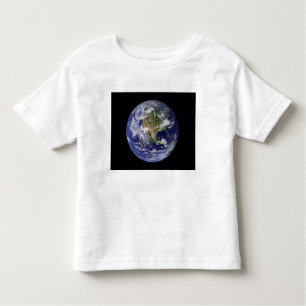 Camiseta De Bebé Tierra completa mostrando América del Norte 3