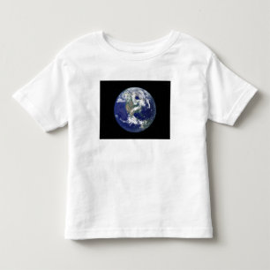 Camiseta De Bebé Tierra completamente encendida centrada en