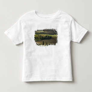 Camiseta De Bebé Tierra de cultivo alrededor de Montepulciano, Tosc