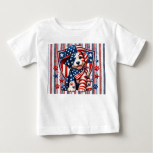 Camiseta De Bebé Tierra de los libres, 250 años de libertad