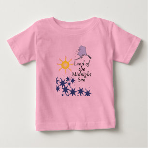 Camiseta De Bebé Tierra del Sol de Medianoche