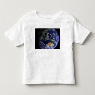 Camiseta De Bebé Tierra llena del espacio que muestra Australia