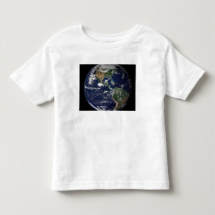 Camiseta De Bebé Tierra llena que muestra el norte y Suramérica