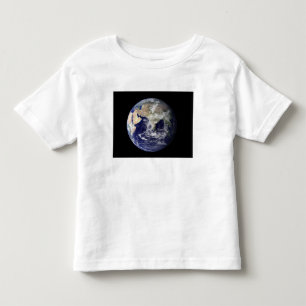 Camiseta De Bebé Tierra llena que muestra Europa y Asia