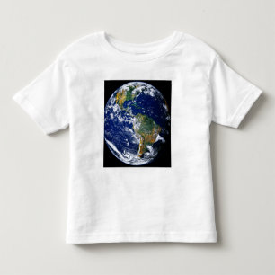 Camiseta De Bebé Tierra llena que muestra las Américas