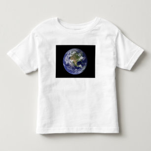 Camiseta De Bebé Tierra llena que muestra Norteamérica 3