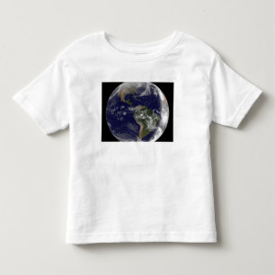 Camiseta De Bebé Tierra llena que muestra Norteamérica y Amer del