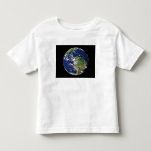 Camiseta De Bebé Tierra llena que muestra Suramérica 2