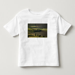 Camiseta De Bebé Tierras agrícolas alrededor de Montepulciano, Tos