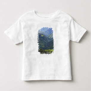 Camiseta De Bebé Tierras agrícolas y bosque de Himalaya en el valle