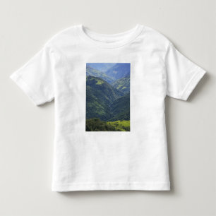 Camiseta De Bebé Tierras agrícolas y bosque del Himalaya en el vall