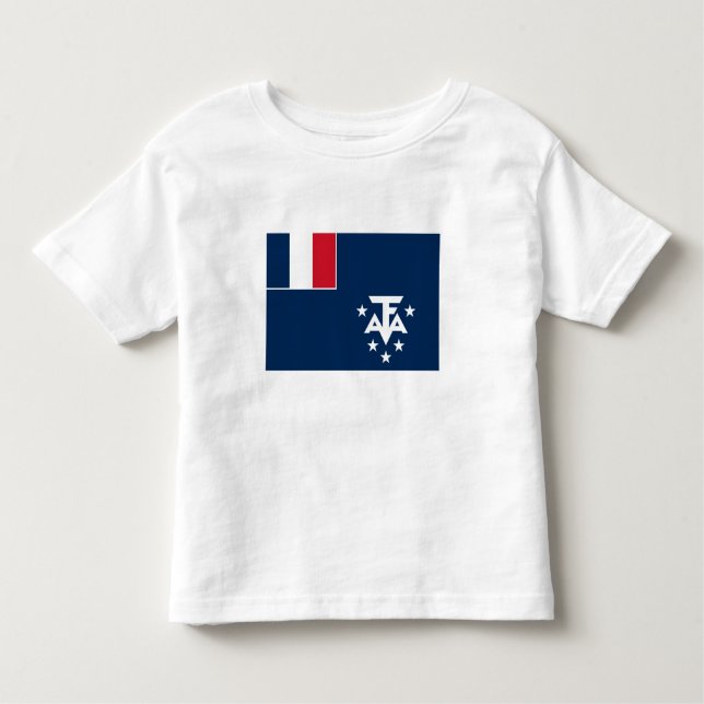 Camiseta De Bebé Tierras Antárticas del Sur Francés (Anverso)