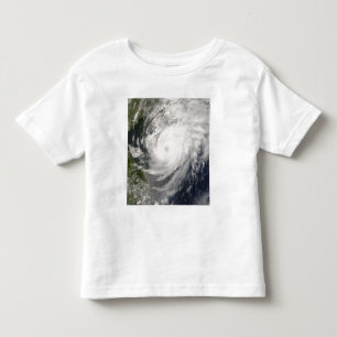 Camiseta De Bebé Tifón Neoguri que se acerca a China