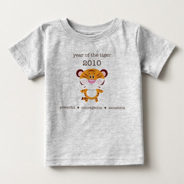 Camiseta De Bebé Tiger  1 (Anverso)