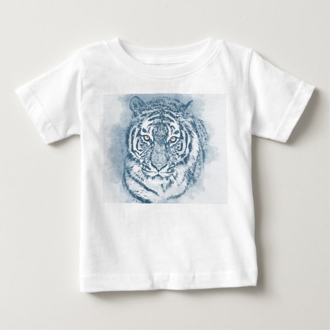 Camiseta De Bebé tigre (Anverso)