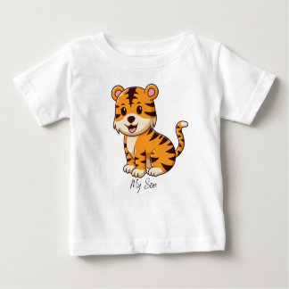 Camiseta De Bebé tigre bebé lindo