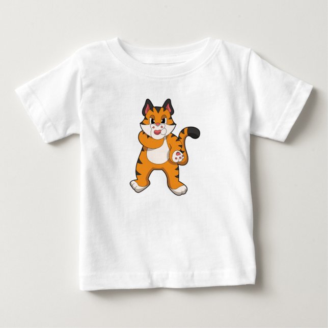 Camiseta De Bebé Tigre callado (Anverso)