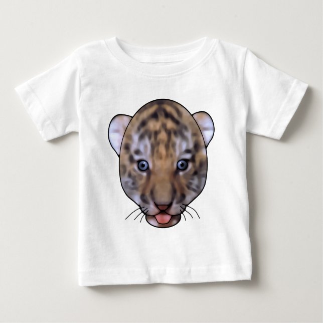 Camiseta De Bebé Tigre de bebé (Anverso)