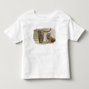 Camiseta De Bebé Tigre de Bengala Real y joven, Ranthambhor