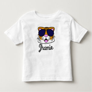 Camiseta De Bebé Tigre fabuloso personalizado