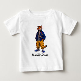 Camiseta De Bebé Tigre Genial en Arte de Ropa Urbana - Estilo Tigre