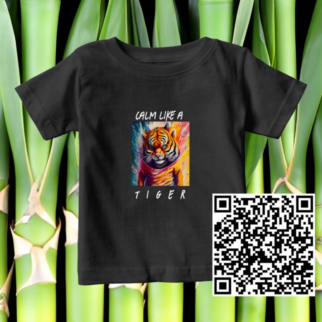 Camiseta De Bebé Tigre Guay multimedia con actitud (Subido por el creador)