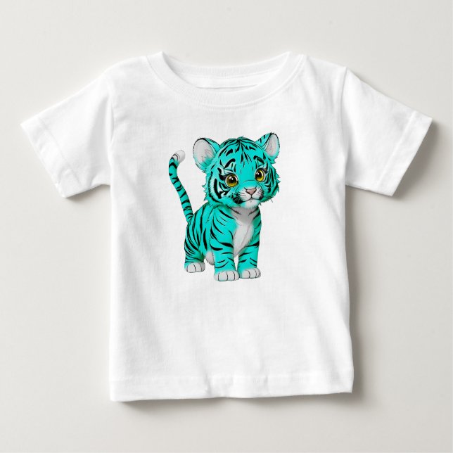 Camiseta De Bebé Tigre pequeño (Anverso)