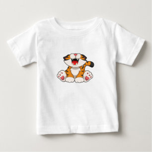 Camiseta De Bebé Tigre ruidoso