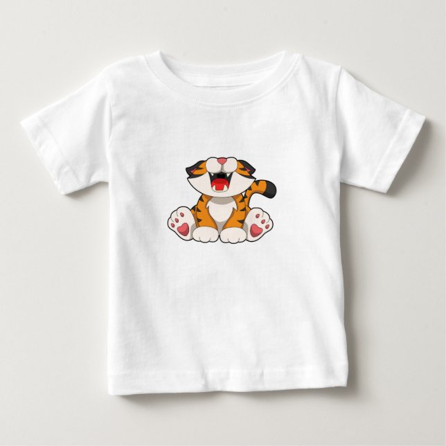 Camiseta De Bebé Tigre ruidoso (Anverso)