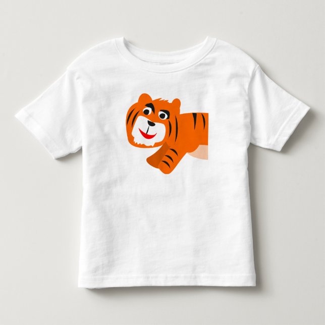 Camiseta De Bebé Tigre Saltarín  (Anverso)