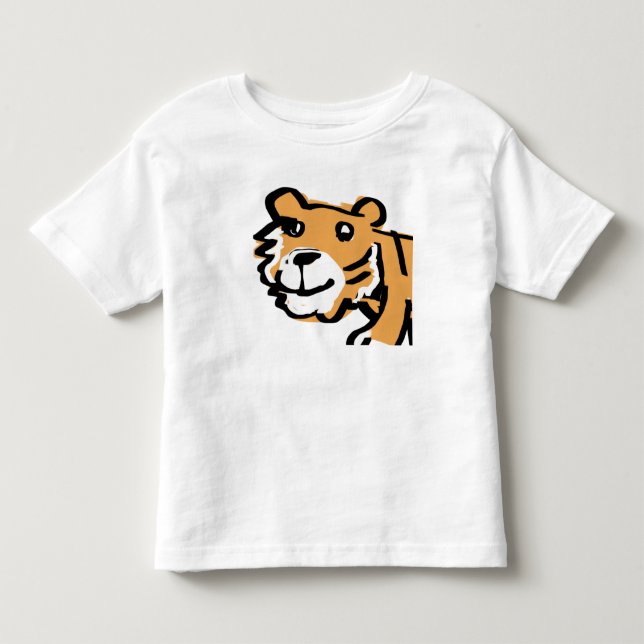 Camiseta De Bebé Tigre Saltarín  (Anverso)
