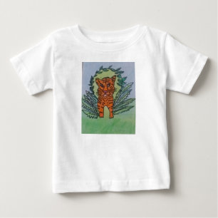 Camiseta De Bebé tigre salvaje