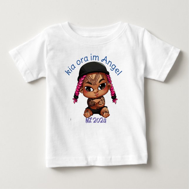 CAMISETA DE BEBÉ TIKI TOTS ANGEL (Anverso)