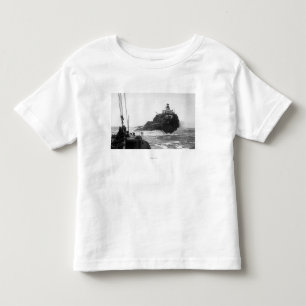 Camiseta De Bebé Tillamook, faro de Oregon de la nave Photograp