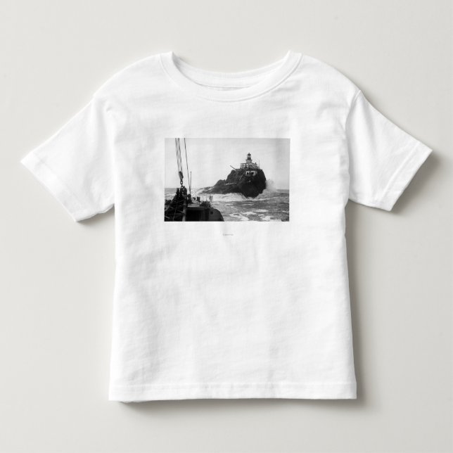 Camiseta De Bebé Tillamook, faro de Oregon de la nave Photograp (Anverso)